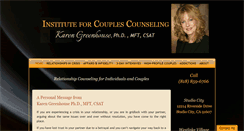 Desktop Screenshot of instituteforcouplescounseling.com